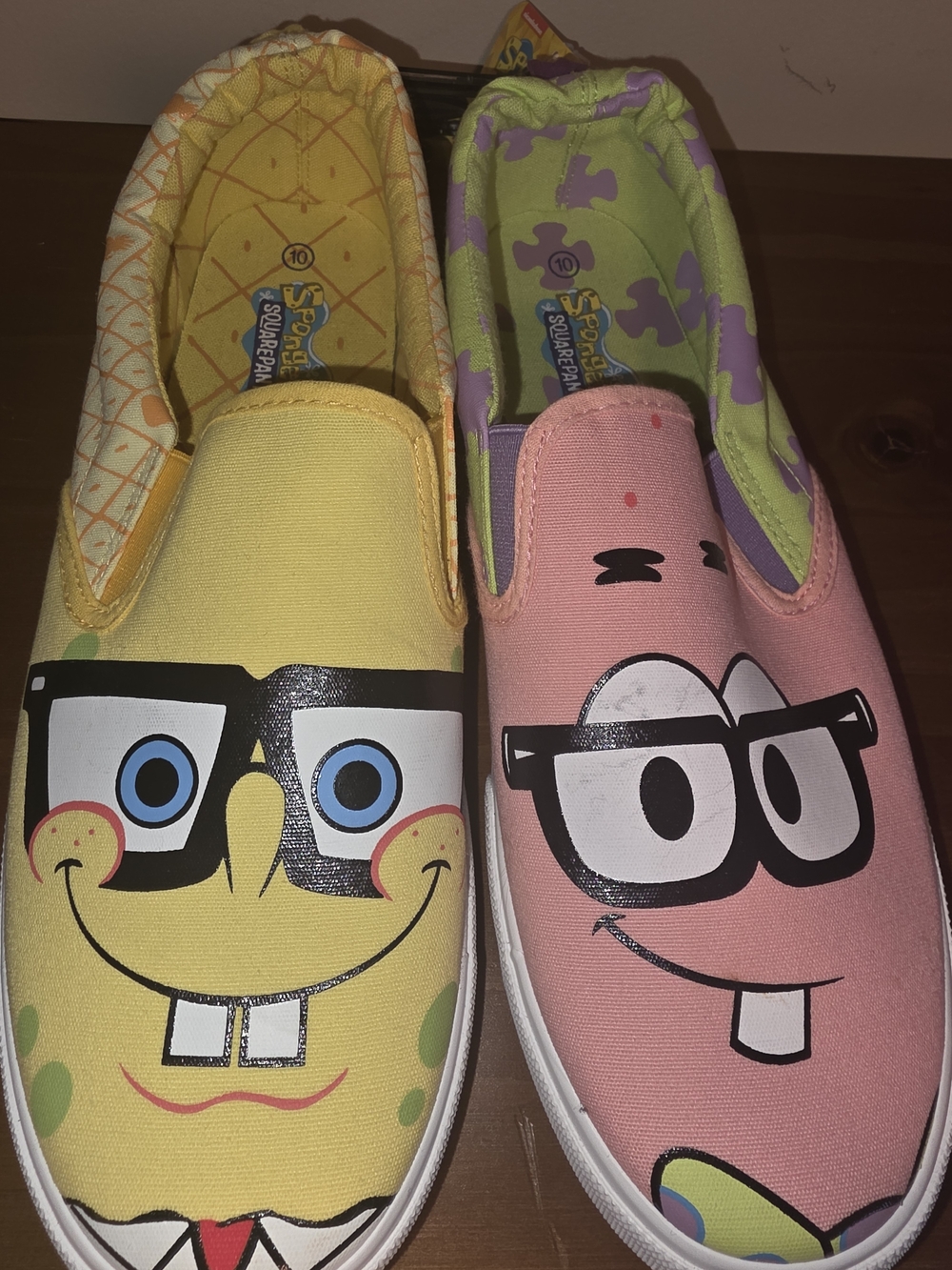 SpongeBob Squarepants Slip-On Shoes - Yellow & Pink
